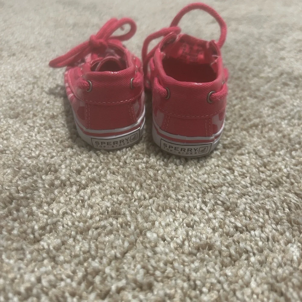 Sperry Baby Crib Shoes in Pink
